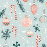 Blue Retro Ornaments