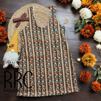 Vintage Floral Stripes