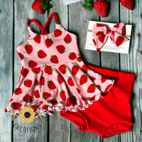 Pink Strawberries