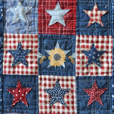 RWB Denim Patchwork
