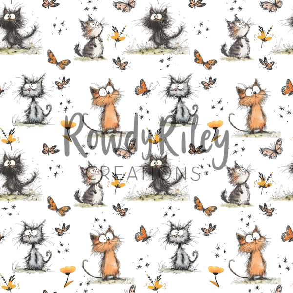 Whimsy Quirky Kittens