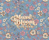 Boho Blue Floral