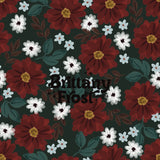 Green Christmas Floral