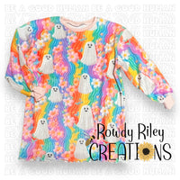 Rainbow Ghostie Embroidery