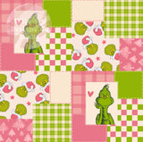 Pink & Green Patches
