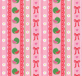 Watermelon And Coquette Stripes