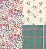Busy Floral Plaid