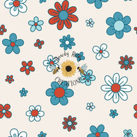Little RWB Retro Floral