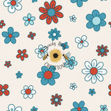 Little RWB Retro Floral