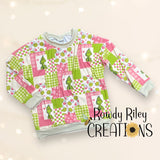 Pink & Green Patches