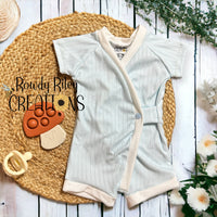 RTS 0/3M shorts snap romper