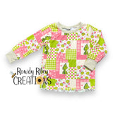 Pink & Green Patches