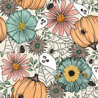 Ghostie Pumpkin Floral (boho)