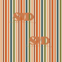 Fall Floral Field Stripes