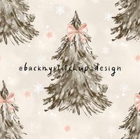 Watercolor Christmas Trees