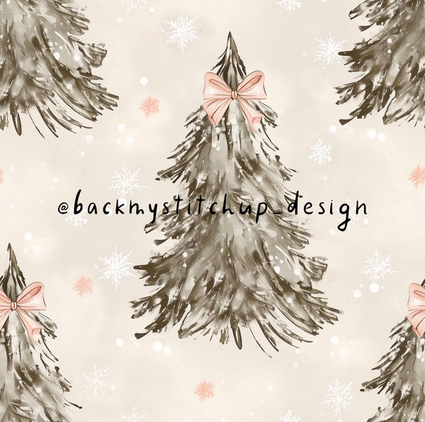 Watercolor Christmas Trees