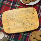 Santa’s Snack Board (6x9 Bamboo)