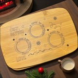 Santa’s Snack Board (6x9 Bamboo)