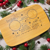 Santa’s Snack Board (6x9 Bamboo)