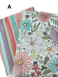 Spring Sketchy Floral/Stripes