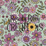 Minty Purple Floral