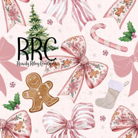 Pink Gingerbread Bows