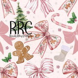 Pink Gingerbread Bows