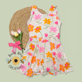 Ditsy polka dot floral