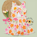 Ditsy polka dot floral