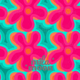 Retro Groovy Floral