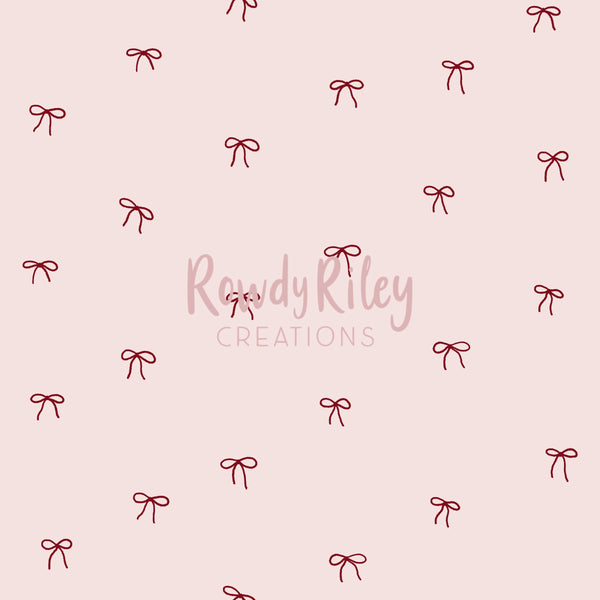 Dainty Red Ribbons