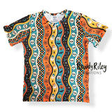 Boy Wavy Halloween Stripes