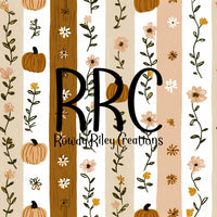 Fall Pumpkin Stripes