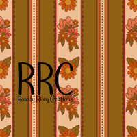Vintage Floral stripes