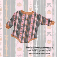Groovy Halloween Stripes