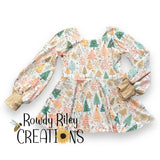 Embroidered Christmas Trees