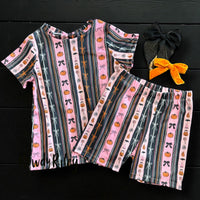 Groovy Halloween Stripes