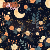 Floral Moon Stripes