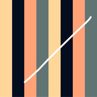 Floral Moon Stripes