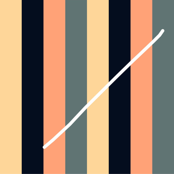 Floral Moon Stripes
