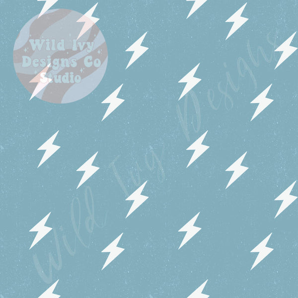 Dusty Blue Bolts