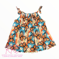 Retro Rainbow Butterflies
