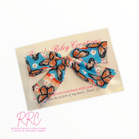 Retro Rainbow Butterflies